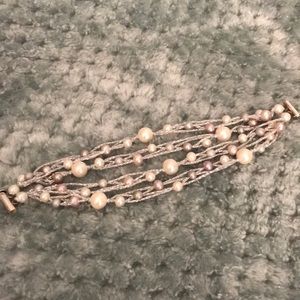 NEW Freshwater Pearl sterling bracelet.